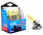 DLED Газонаполненная автомобильная лампа H4 DLED Серия "Racer" 3000K (2шт.)